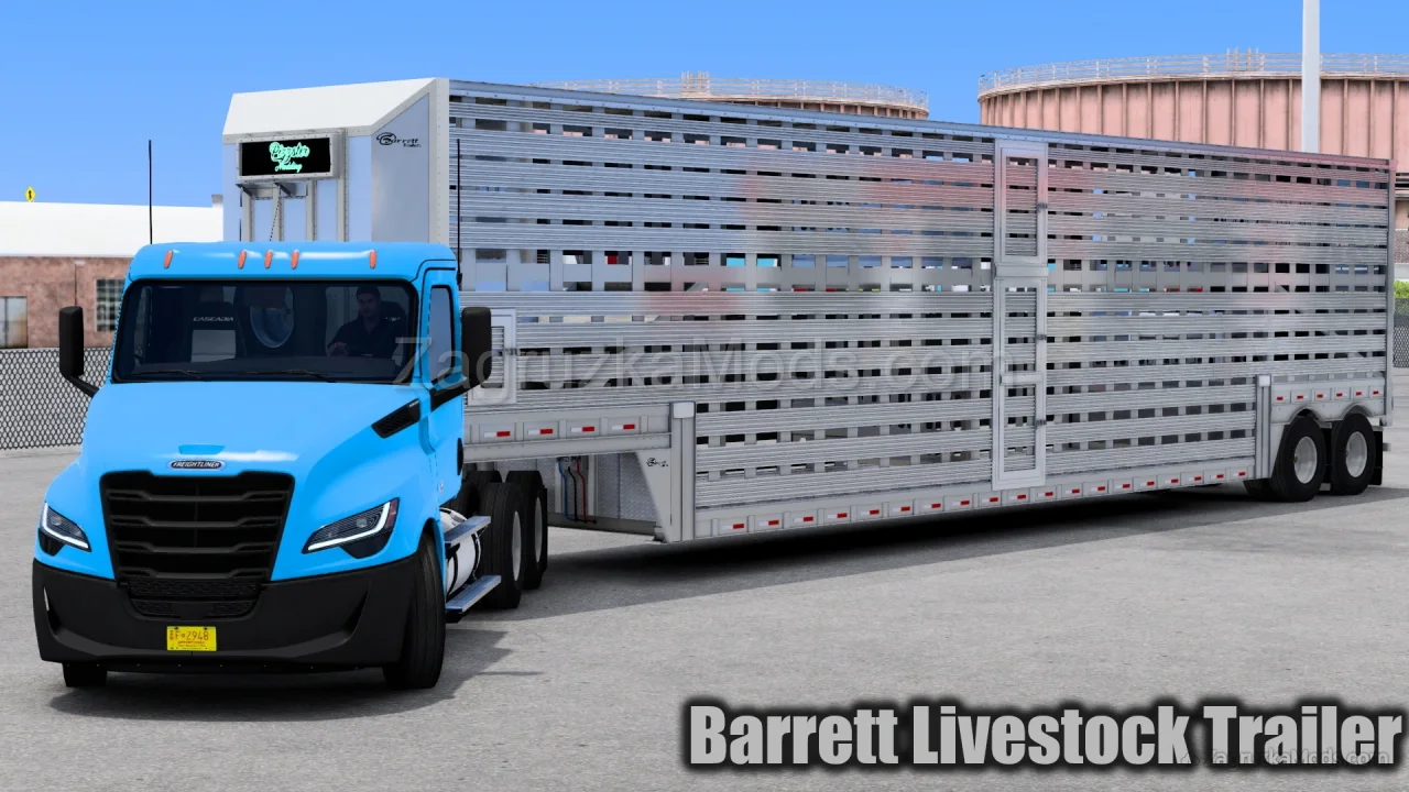Barrett Livestock Trailer v2.0 (1.54.x) for ATS