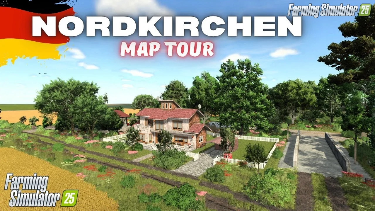 Nordkirchen Map v1.2 for FS25