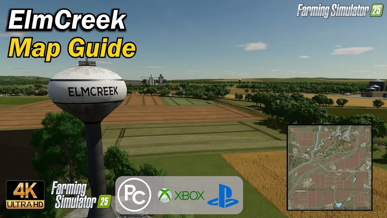 Elmcreek Map v1.0 for FS25