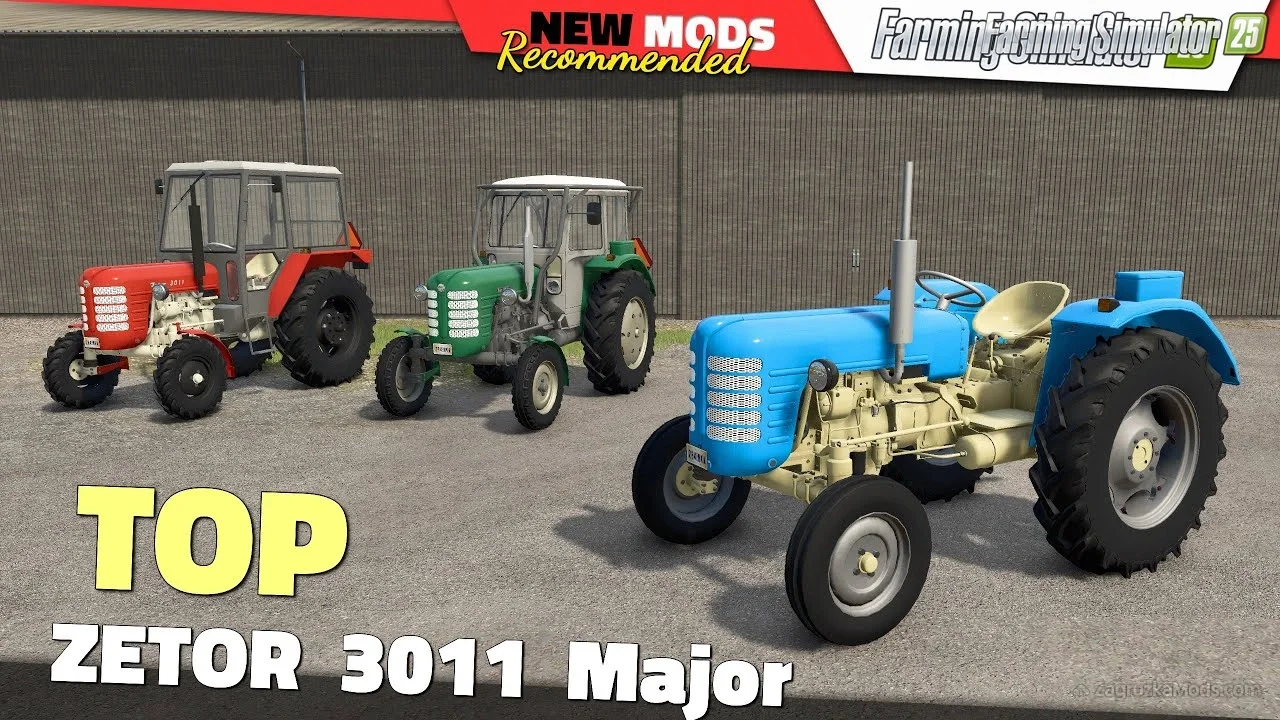 Zetor 3011 Major Tractor v1.0.1 for FS25