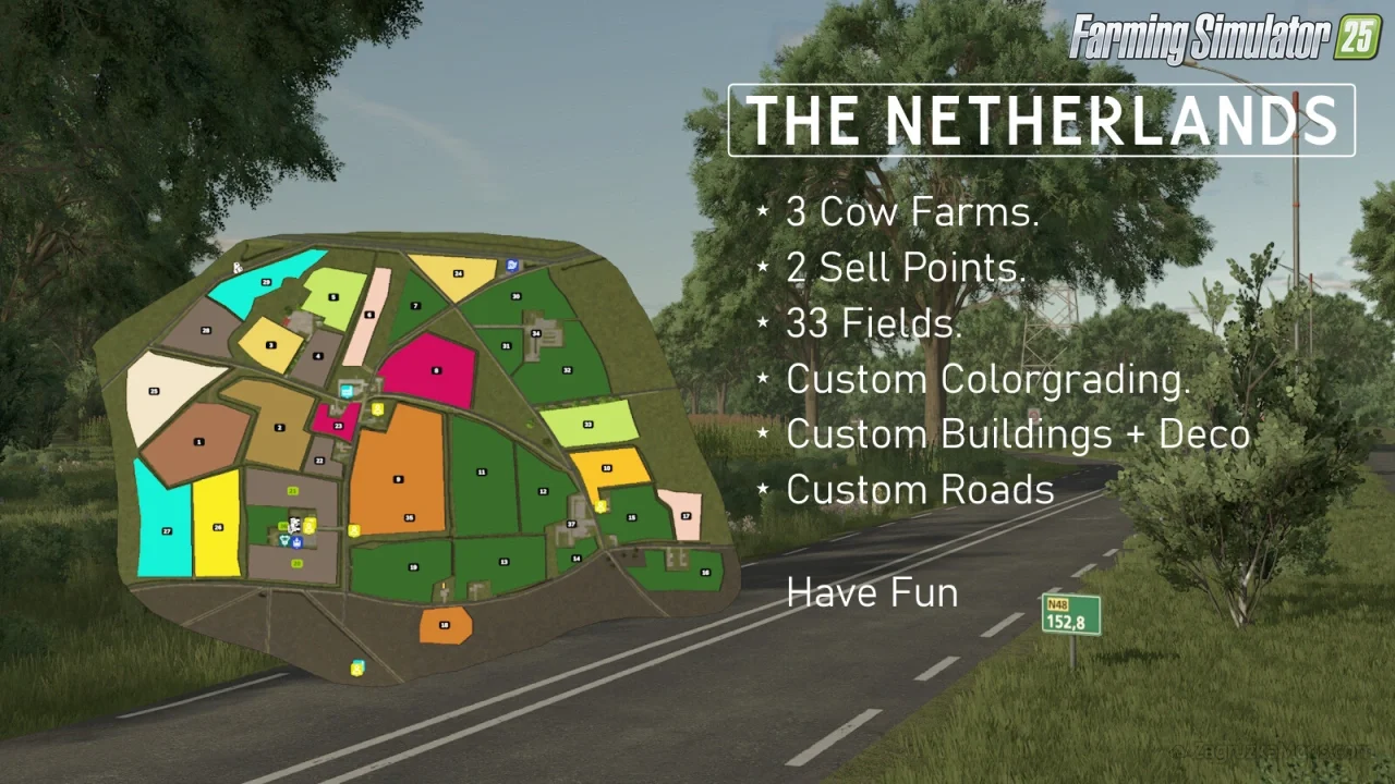 The Netherlands Map v1.0 for FS25 The Netherlands Map v1.0 for FS25