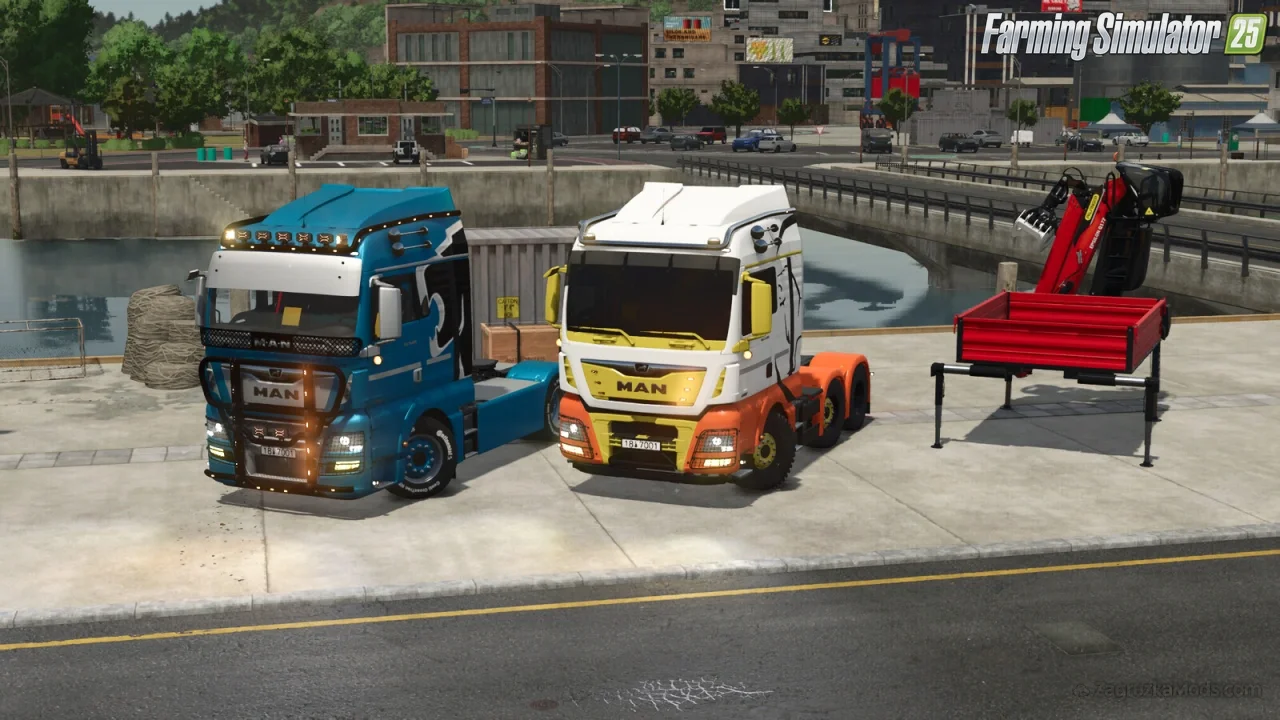 MAN TGX Semi-truck Pack v2.0 for FS25