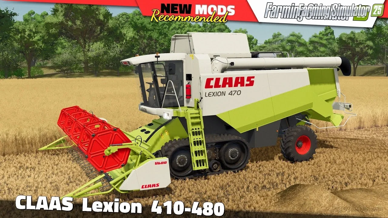 Claas Lexion 410-480 Harvester v1.0.3 for FS25