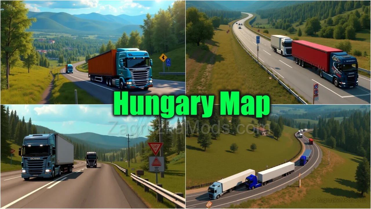 Hungary Map v0.9.38 Updated by Indian56 (1.58.x) for ETS2