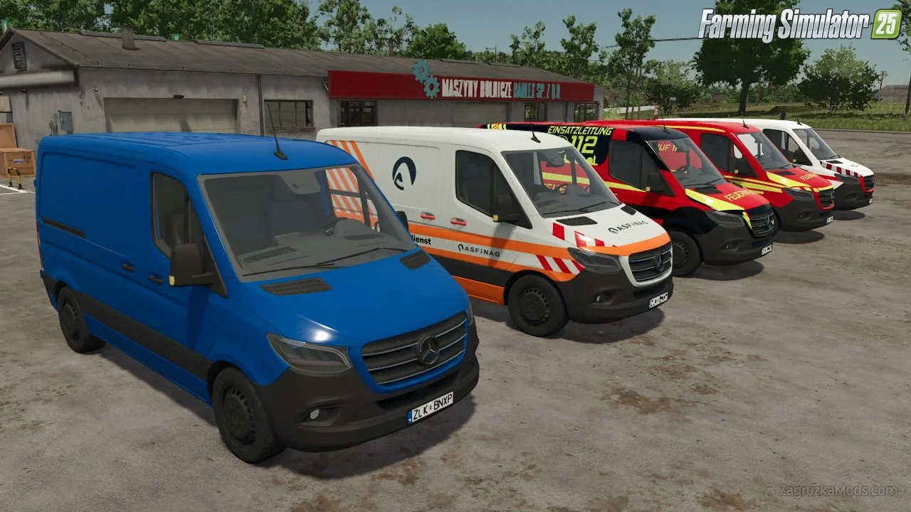 Mercedes-Benz Sprinter Pack 2018 v1.1 for FS25
