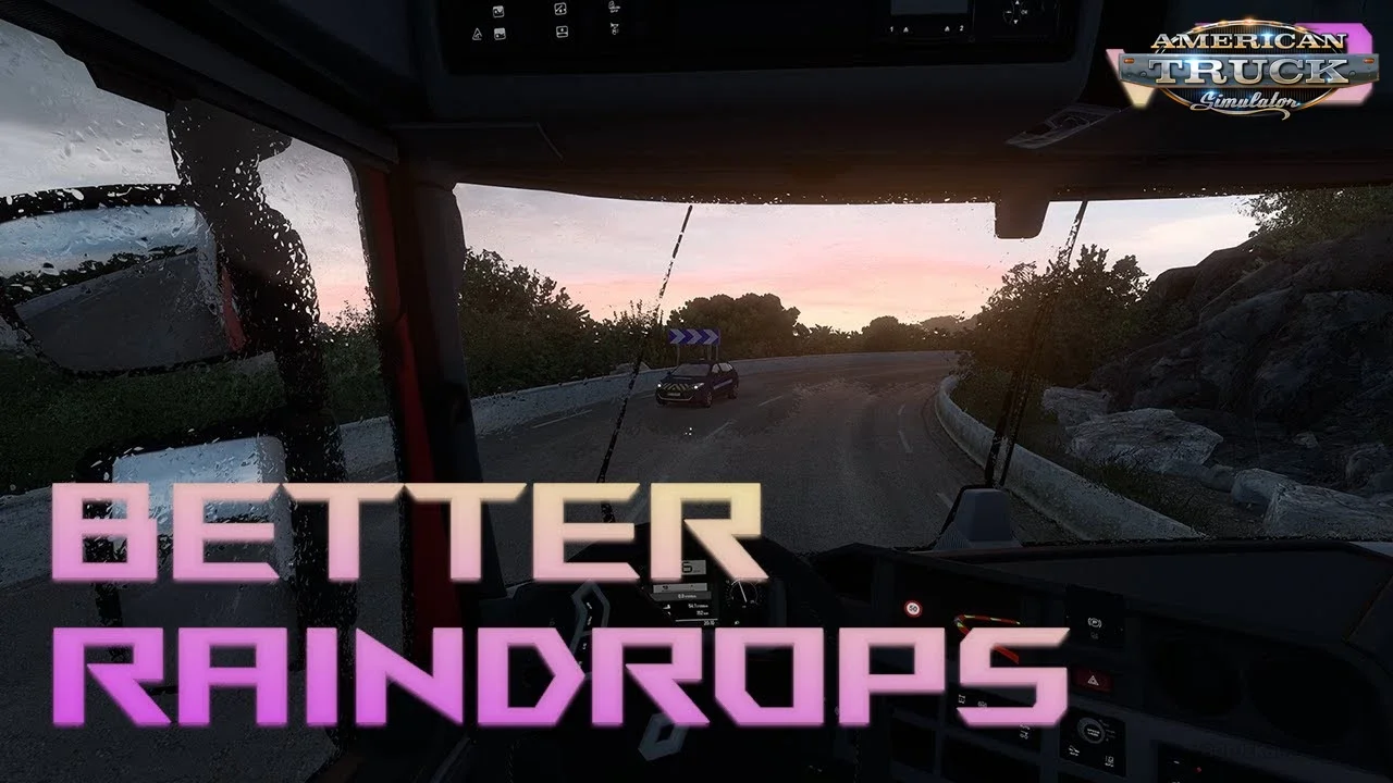 Better Raindrops Mod v2.1.17 (1.58.x) for ATS