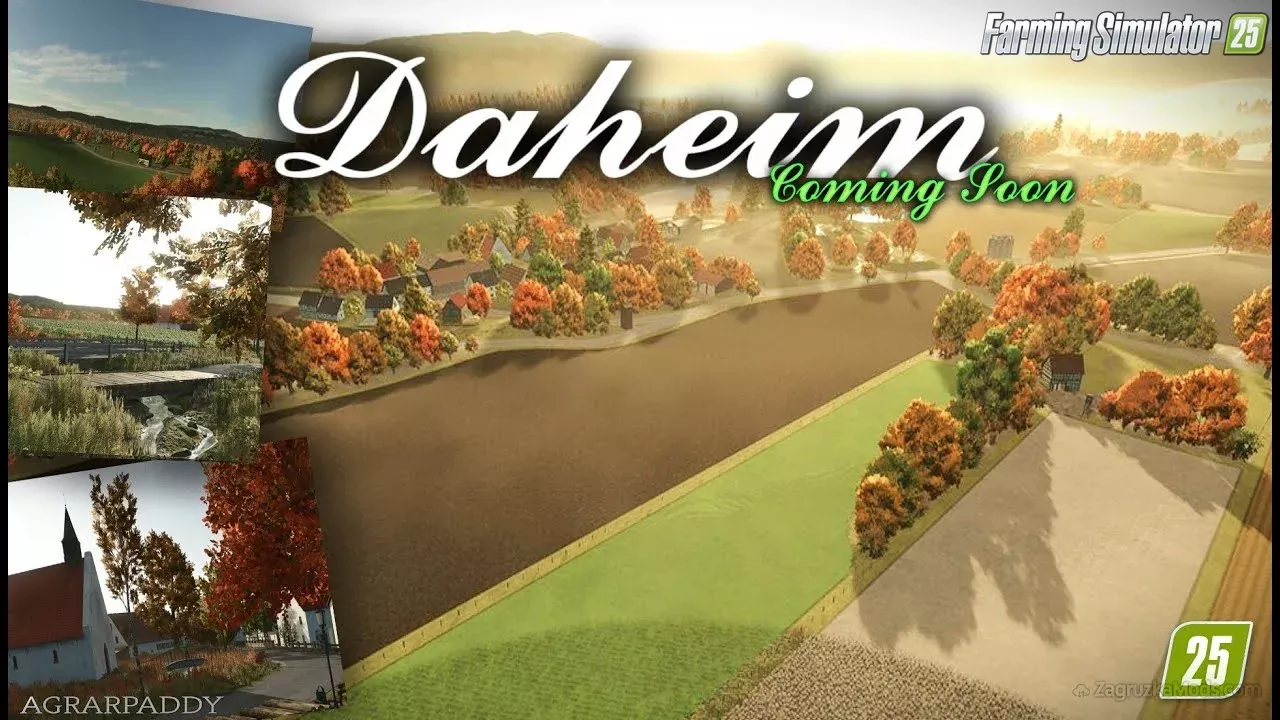 Daheim Map v1.1 for FS25