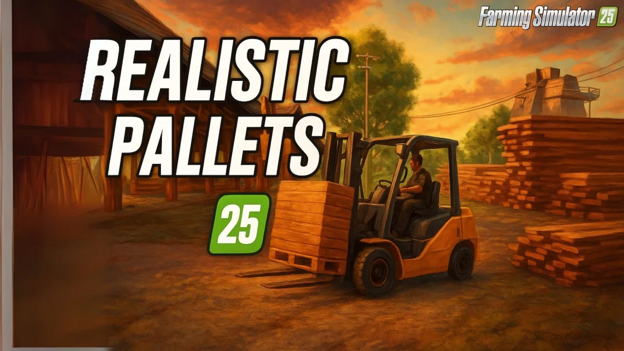 Realistics Pallets v1.0 for FS25