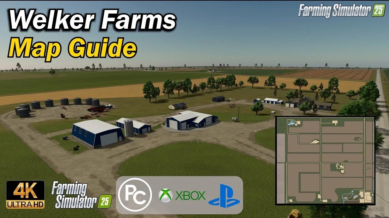 Welker Farms Map v1.0 for FS25
