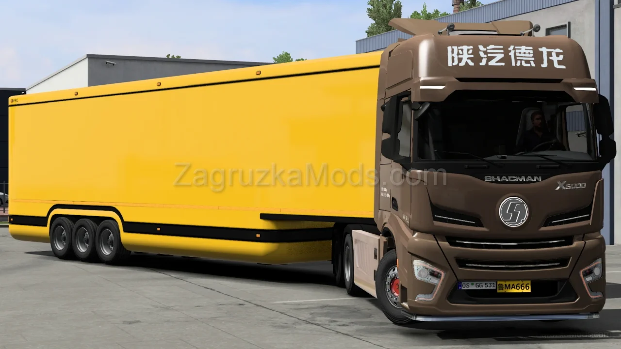 Shacman X6000 Truck + Trailer v2.1 (1.56.x) for ETS2 Shacman X6000 Truck + Trailer v2.1 (1.56.x) for ETS2