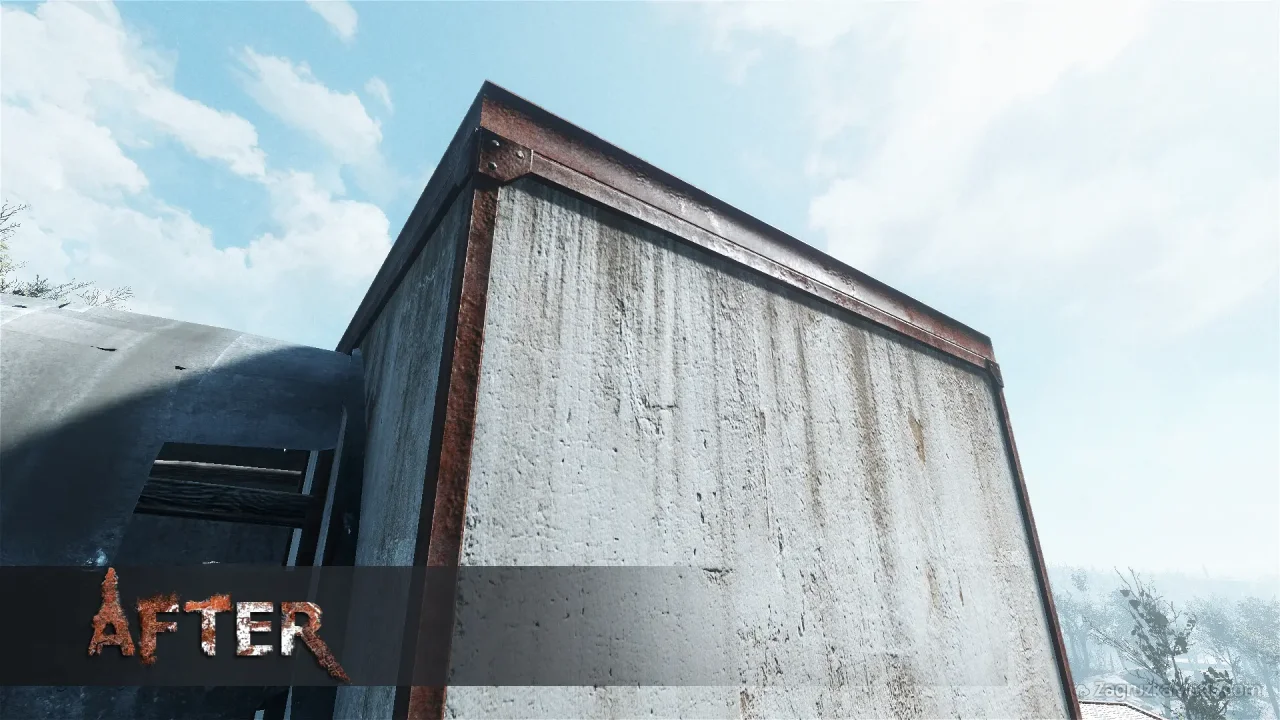 Enhanced Textures (Concrete, Metal, Wood) v1.0 for Fallout 4