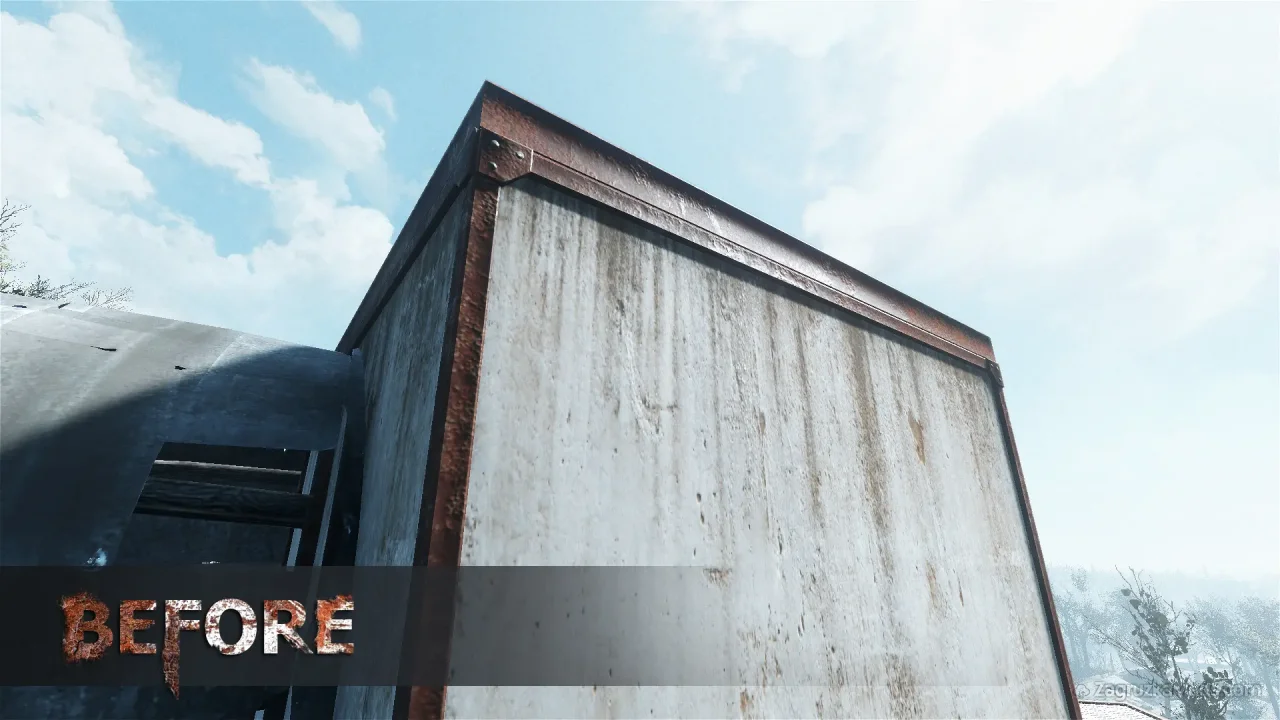 Enhanced Textures (Concrete, Metal, Wood) v1.0 for Fallout 4