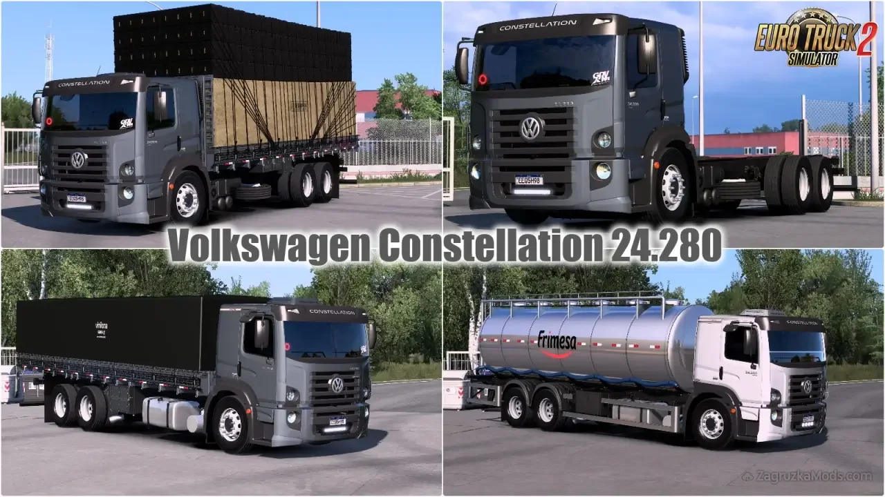 Volkswagen Constellation 24.280 Truck v1.8 (1.55.x) for ETS2