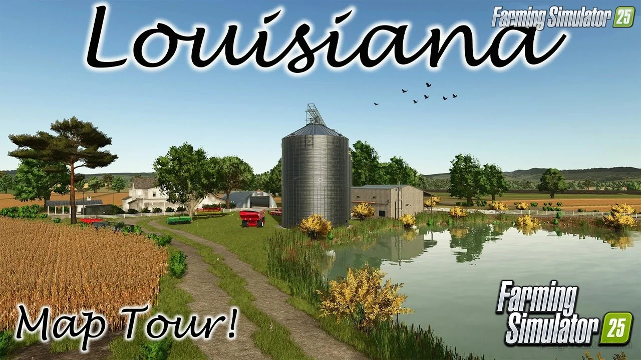 Louisiana Map v1.0 for FS25
