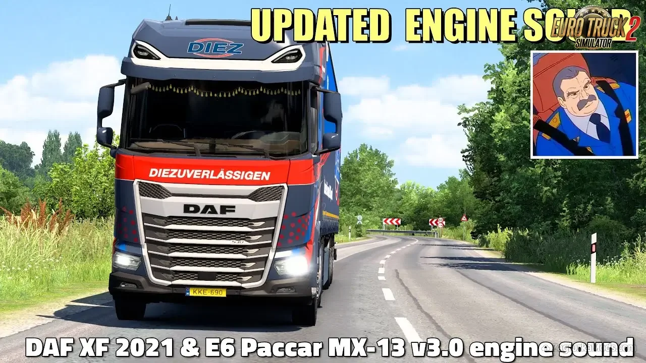 Daf XF E6 Paccar MX 13 Engine Sound v3.6 (1.55.x) for ETS2