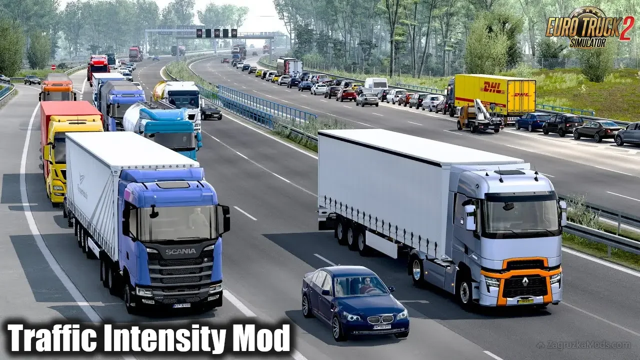 Traffic Intensity Mod v10.5.30 (1.55.x) for ETS2