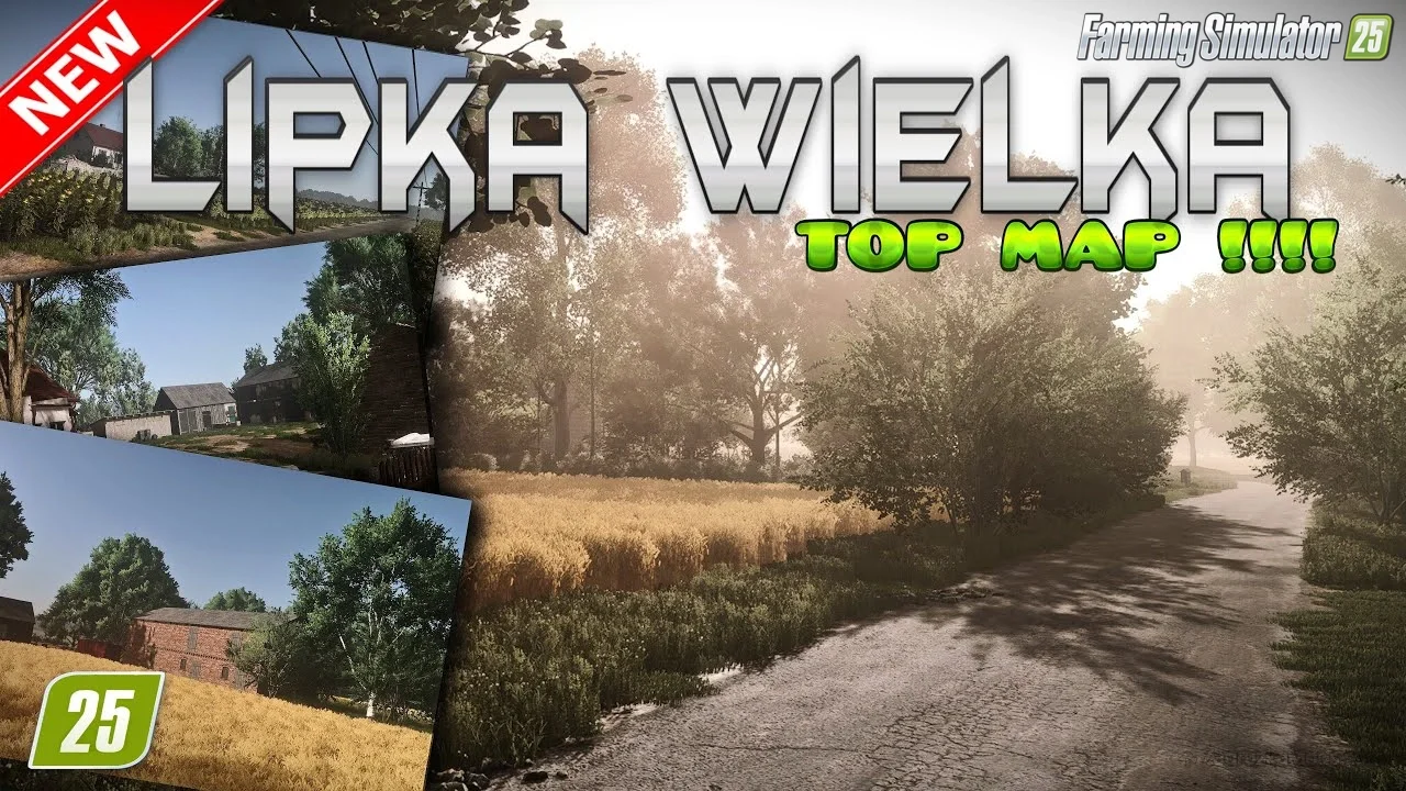 Lipka Wielka Map v1.1 for FS25