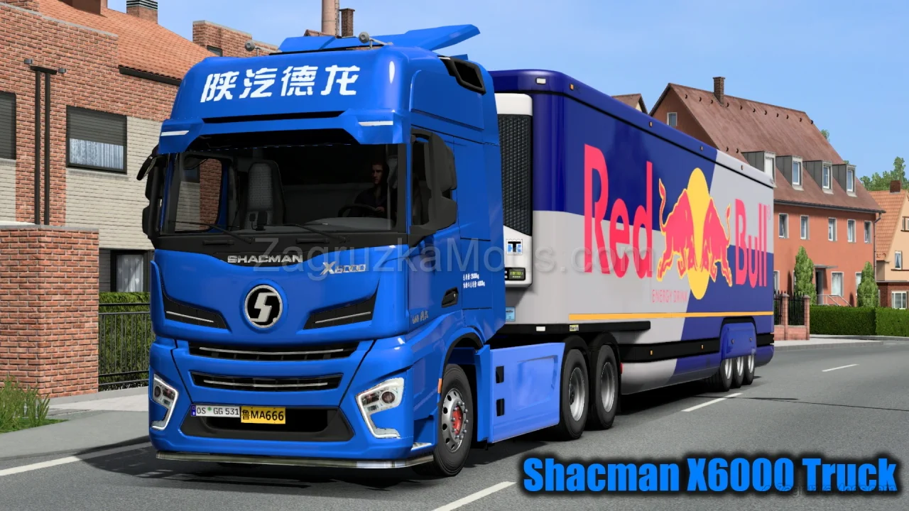 Shacman X6000 Truck + Trailer v2.1 (1.56.x) for ETS2