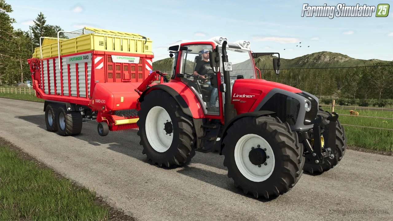 Lindner Geotrac 134 EP Tractor v1.0.0.1 for FS25