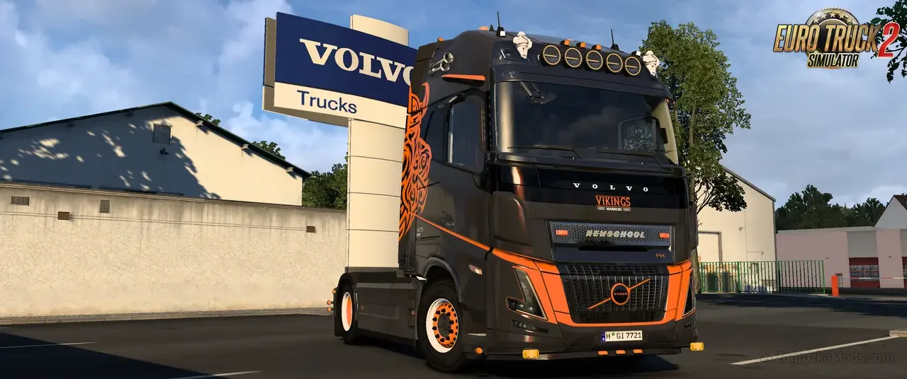 Volvo FH6 Aero Addons v0.1 (1.55.x) for ETS2