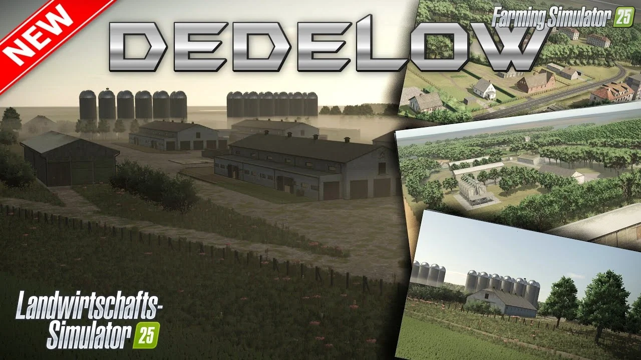 Dedelow X4 In GDR Map v1.0 for FS25