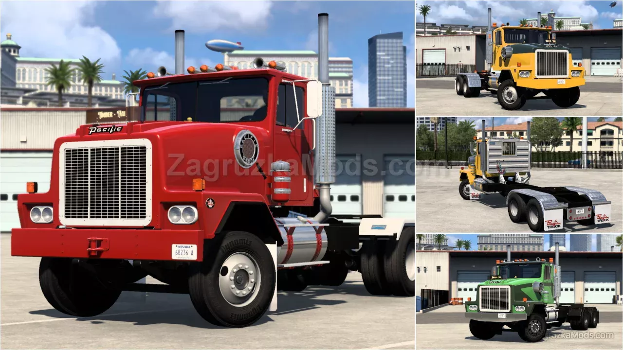 Pacific P-500F Truck + Interior v1.0.2 (1.58.x) for ATS