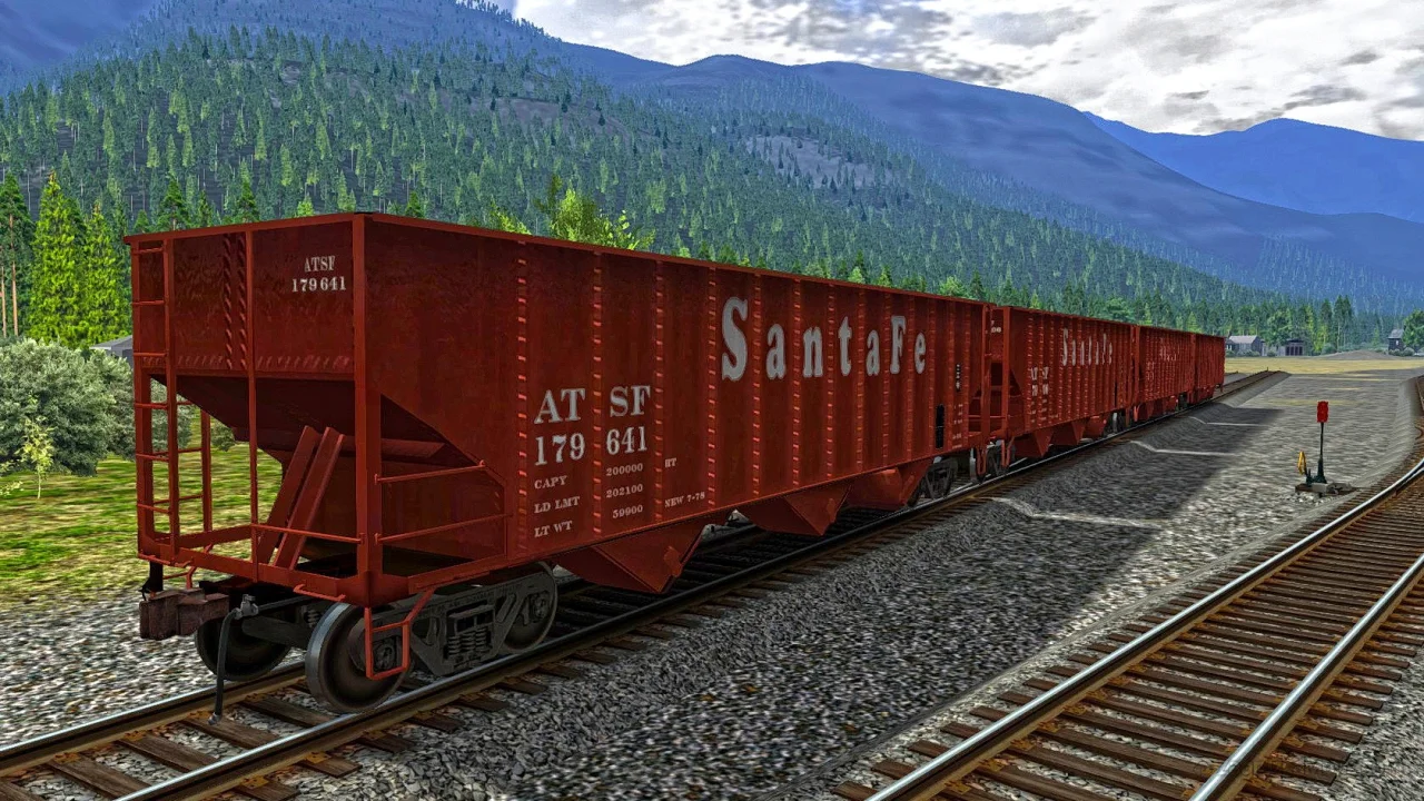 TSC ATSF, BN & PRR Wagon Packs v1.0 for TSC