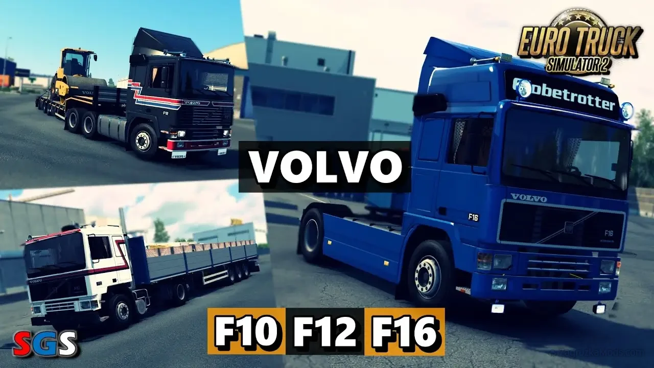 Volvo F10-F12-F16 Truck v1.2 (1.56.x) for ETS2
