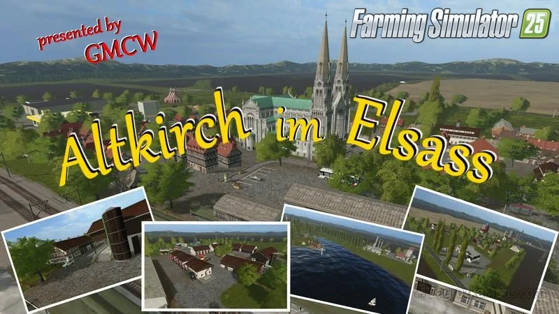 Altkirch in Alsace Map v1.0.0.2 for FS25
