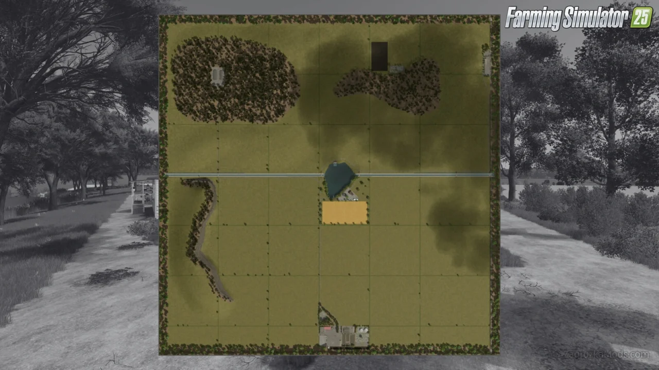Farmlands Map v1.0.1 for FS25