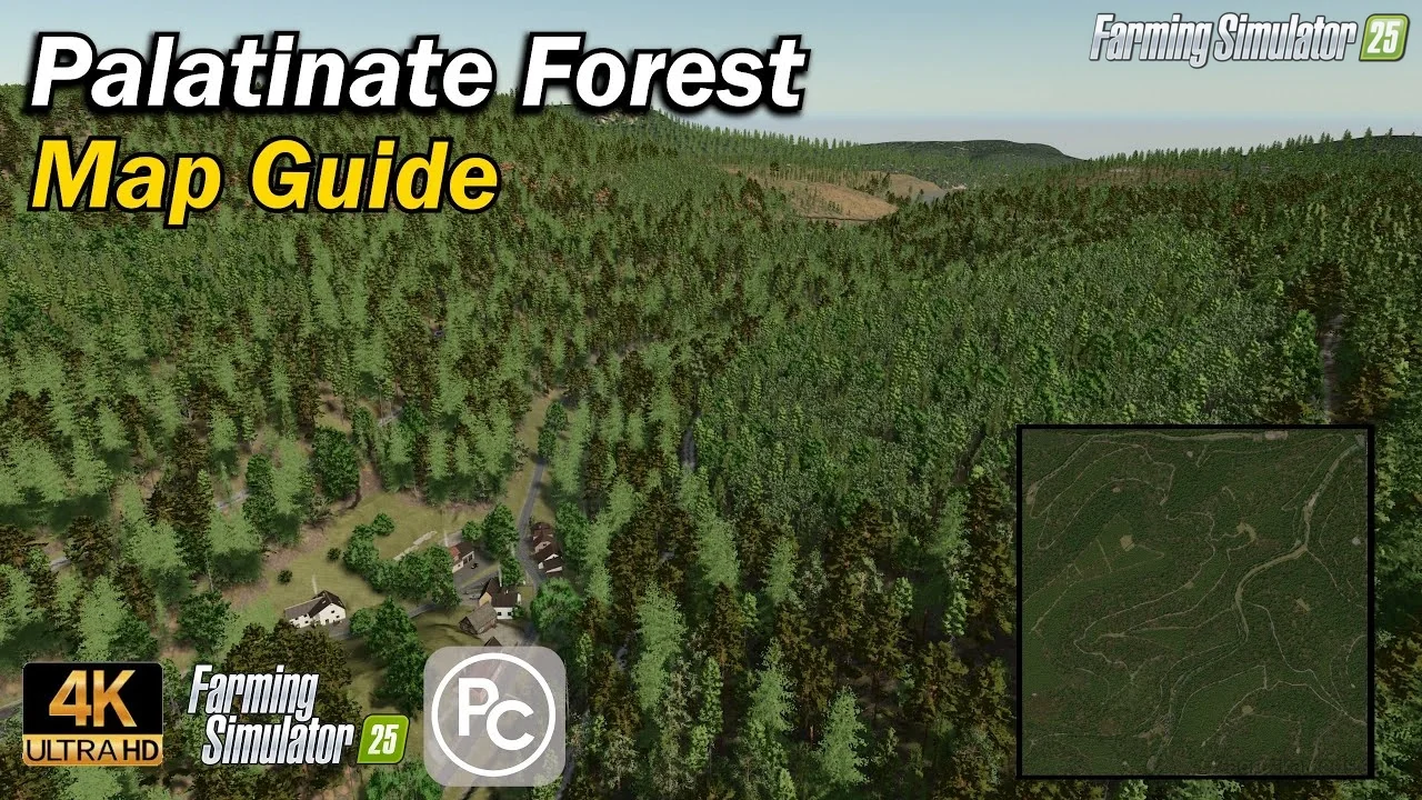 Palatinate Forest Map v1.0.0.3 for FS25