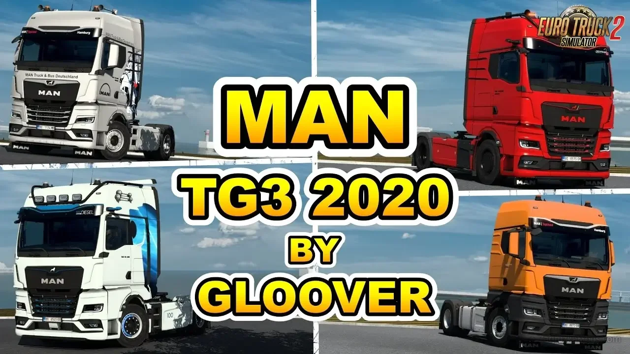 MAN TG3 2020 Add-On v1.6 By Gloover (1.58.x) for ETS2