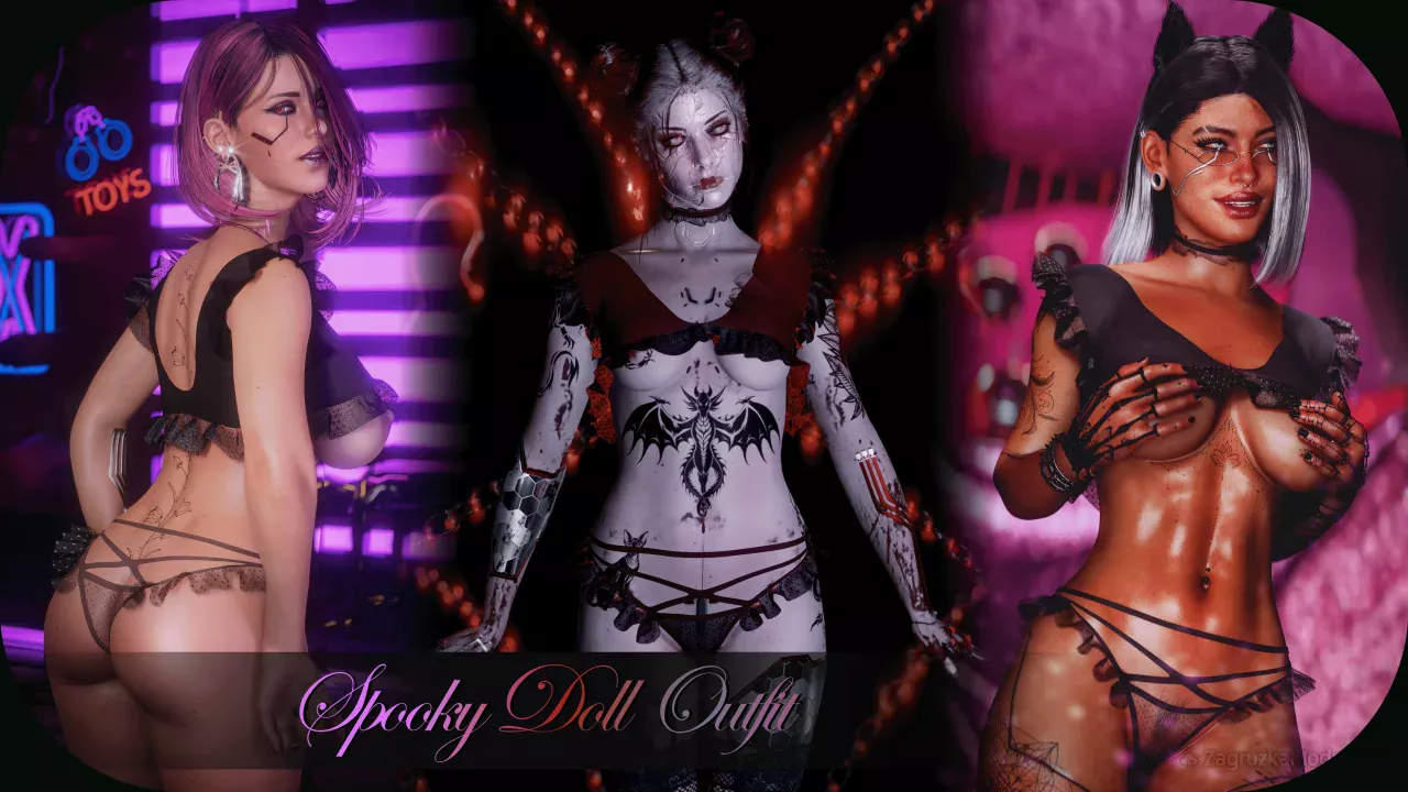 Spooky Doll Outfit - ArchiveXL v1.0 for CyberPunk 2077