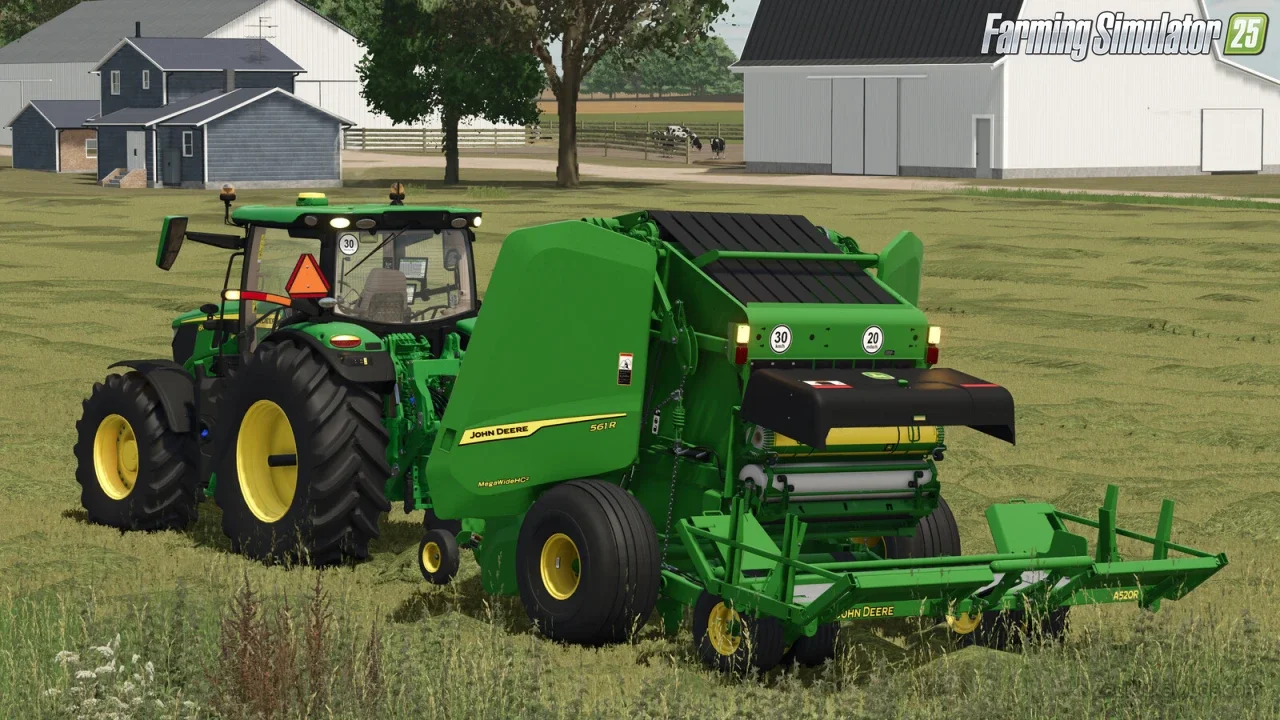 John Deere 561R Round Baler v1.0.0.1 for FS25