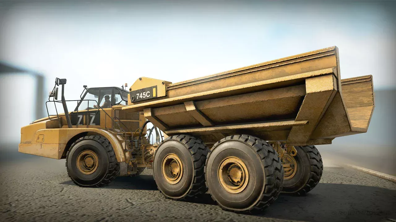 Z2 ZIIZ 745C Mining Truck v0.2 for SnowRunner
