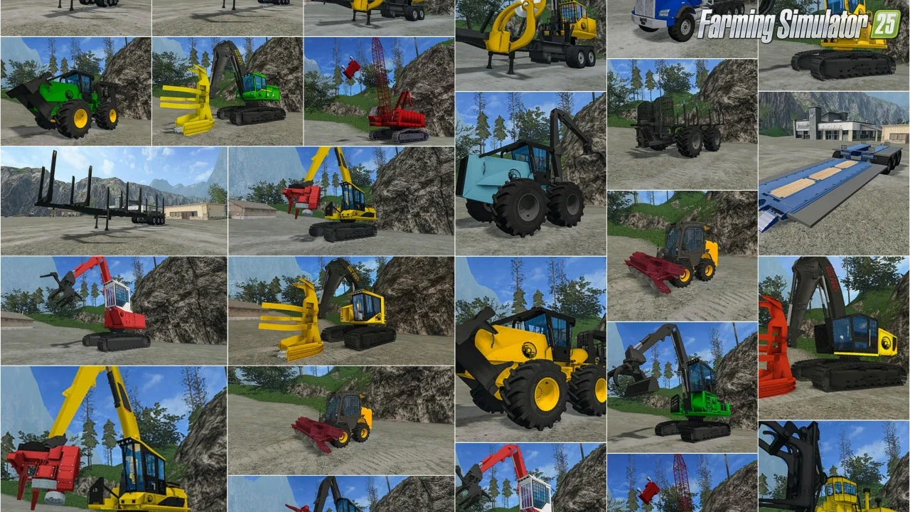 FDR Logging Mod Pack v8.0 for FS25