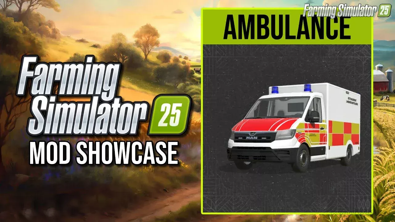 MAN TGE Ambulance Truck v1.0.0.2 for FS25