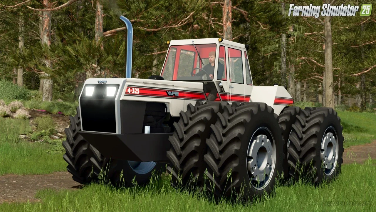 White 4 Articulated Serie Tractor v1.0 FS25