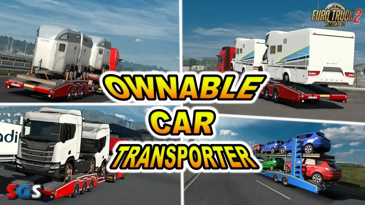 Ownable Car Transporter v1.4 (1.57.x) for ETS2