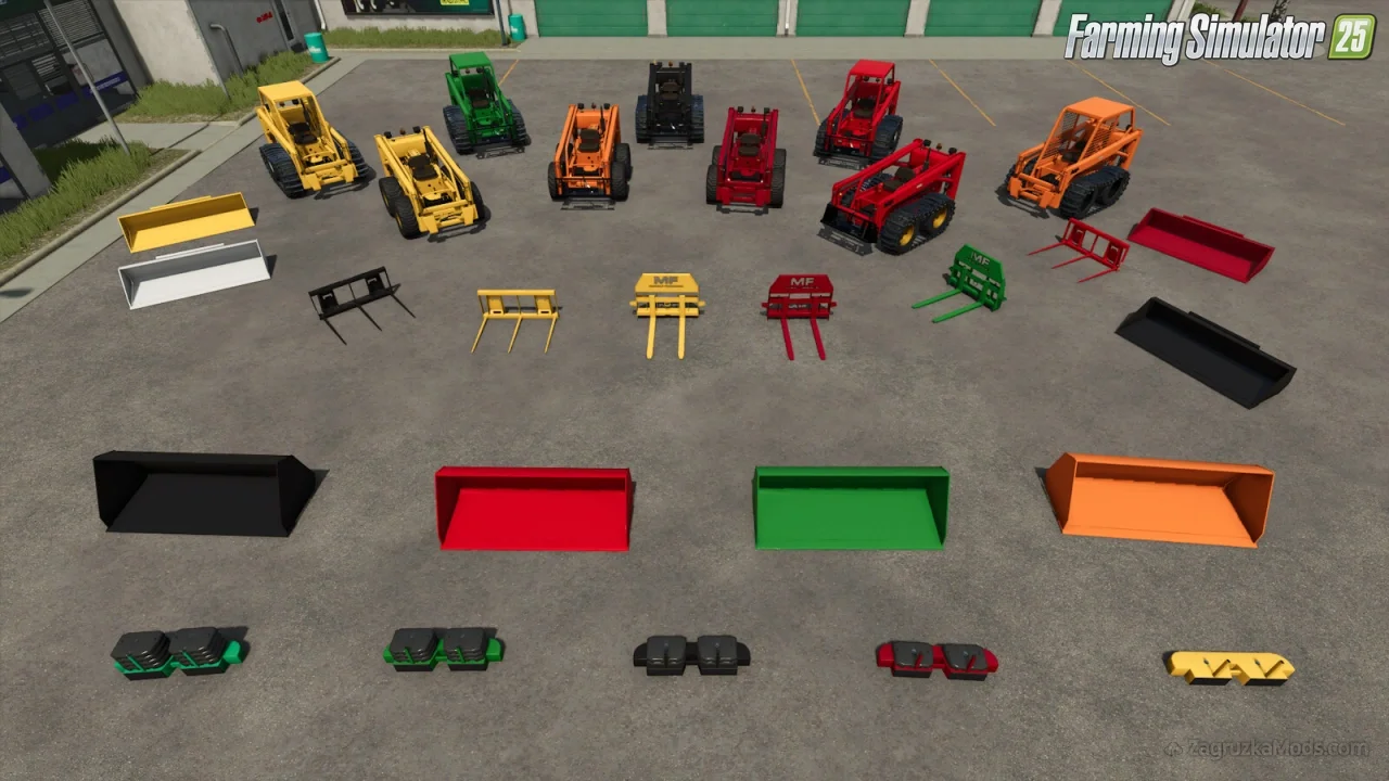 Skid Steer Loader 711 Pack v1.0.0.1 for FS25