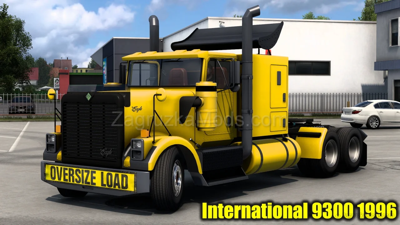 International 9300 1996 + Interior v1.1 (1.57.x) for ETS2