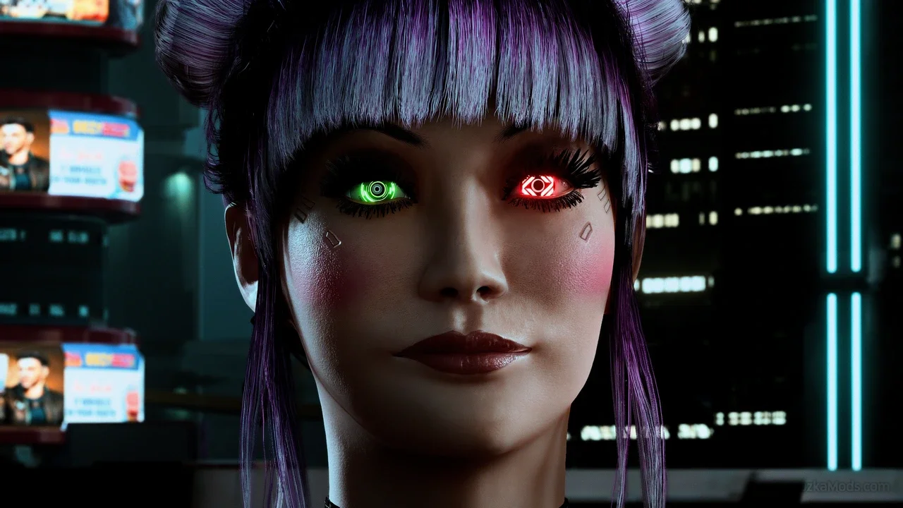 Cyber GLOW Eyes CCXL v1.0 for CyberPunk 2077