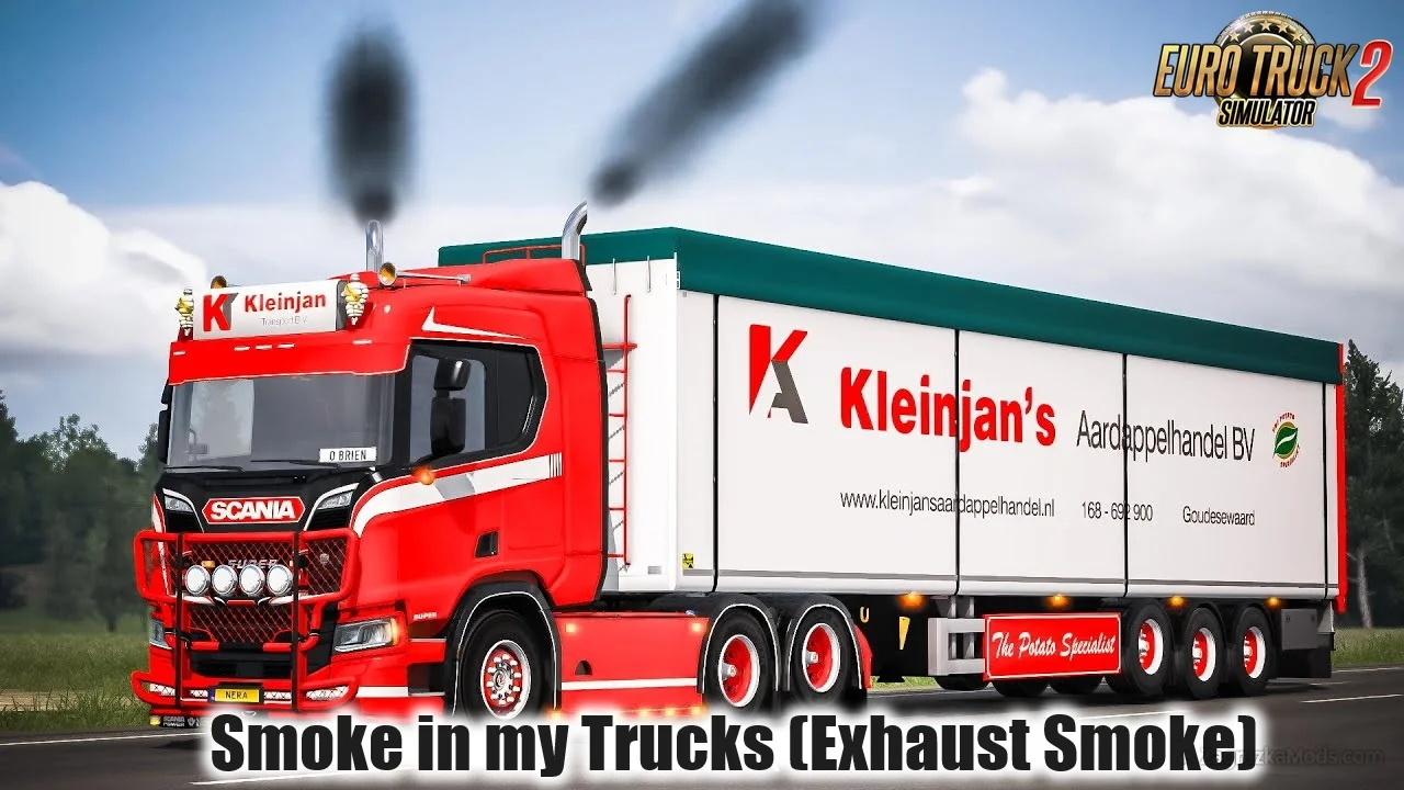 Smoke in my Trucks (Exhaust Smoke) v1.6.5 (1.57.x) for ETS2