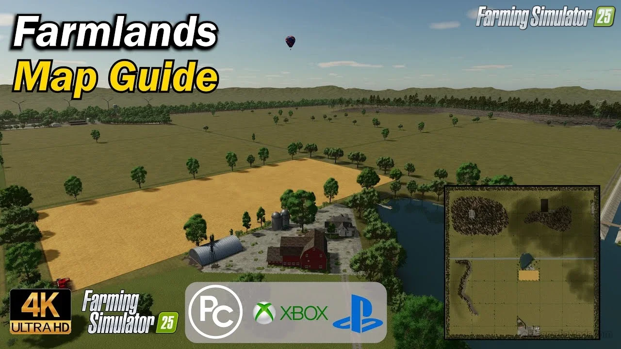Farmlands Map v1.0.2 for FS25