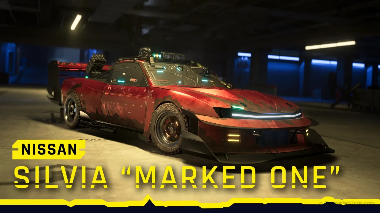 NISSAN Silvia S14 Marked One v1.01 for CyberPunk 2077
