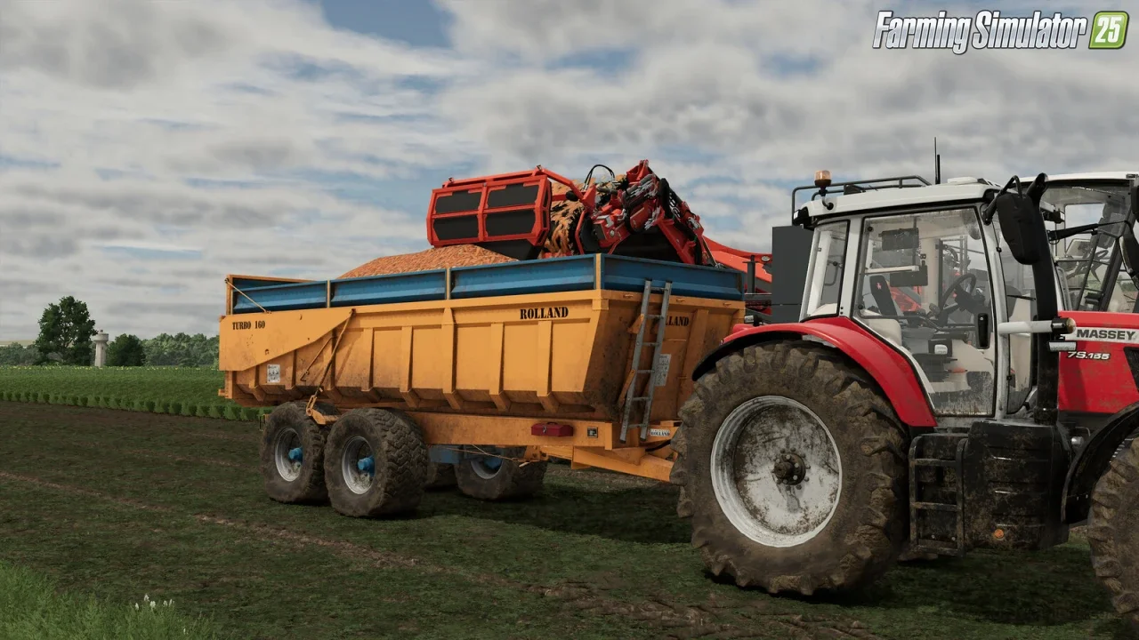 Rolland Turbo 160 Trailer v1.0 for FS25