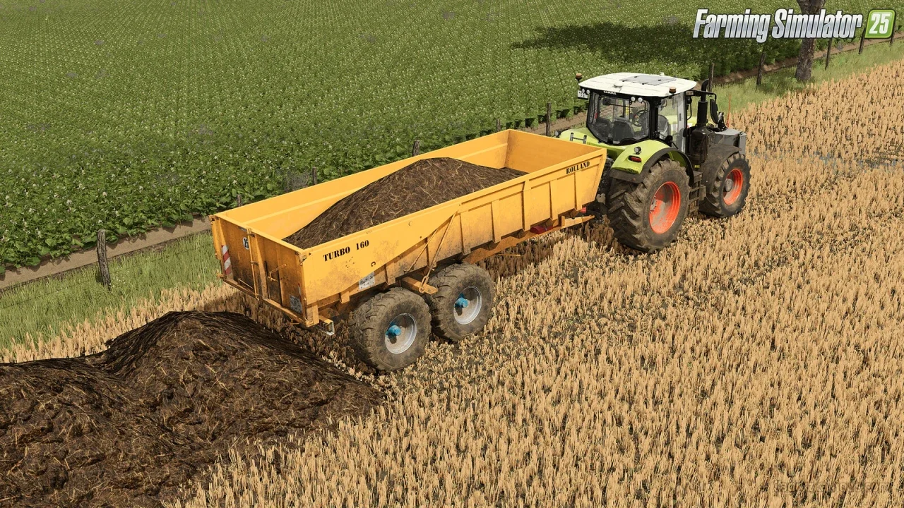 Rolland Turbo 160 Trailer v1.0 for FS25
