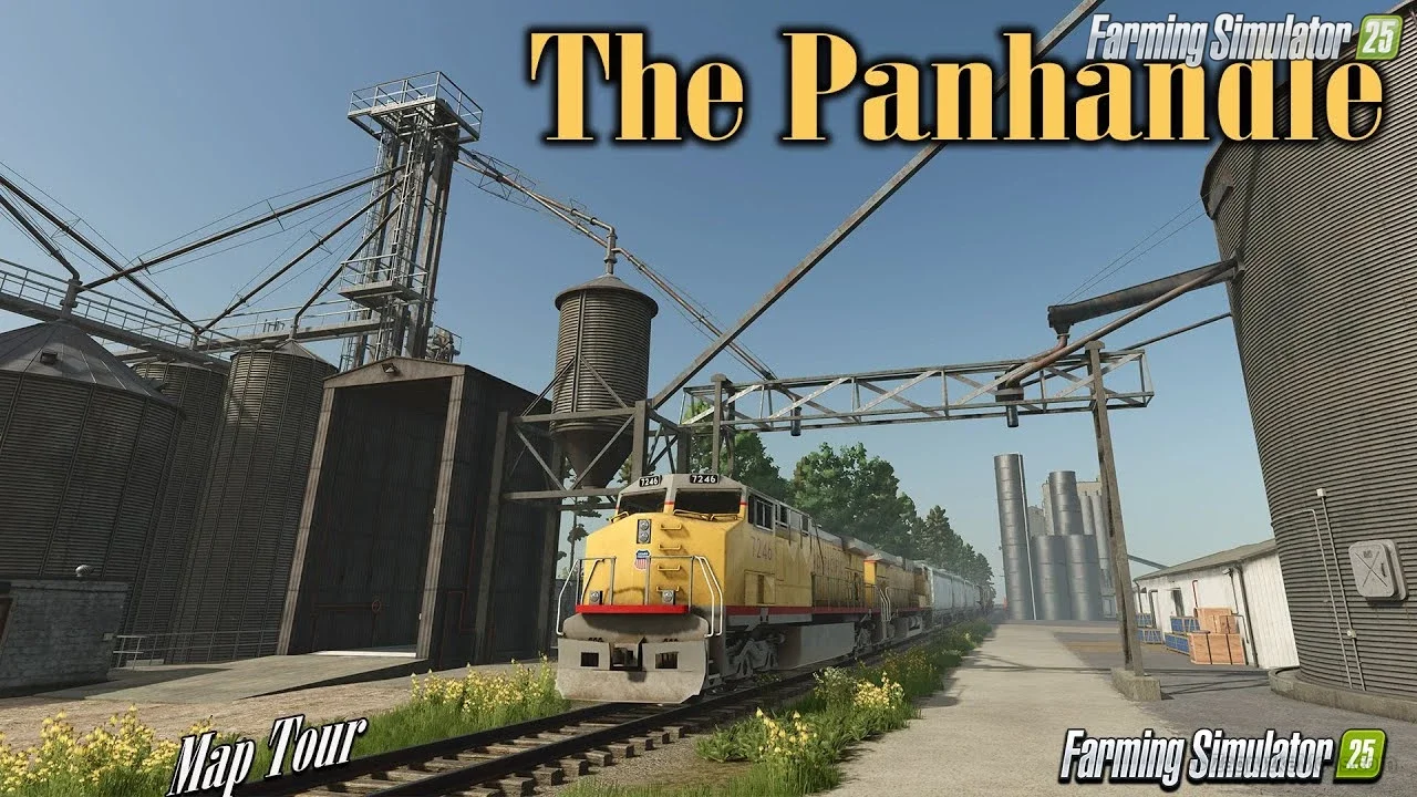 The Panhandle Map v1.0 By Schultz Modding for FS25
