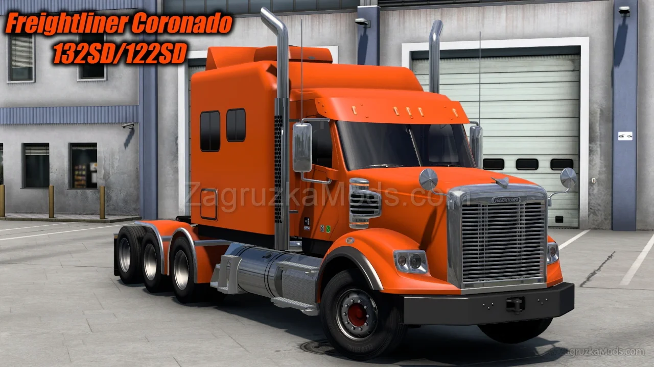 Freightliner Coronado 132SD/122SD v1.2.5 (1.57.x) for ETS2