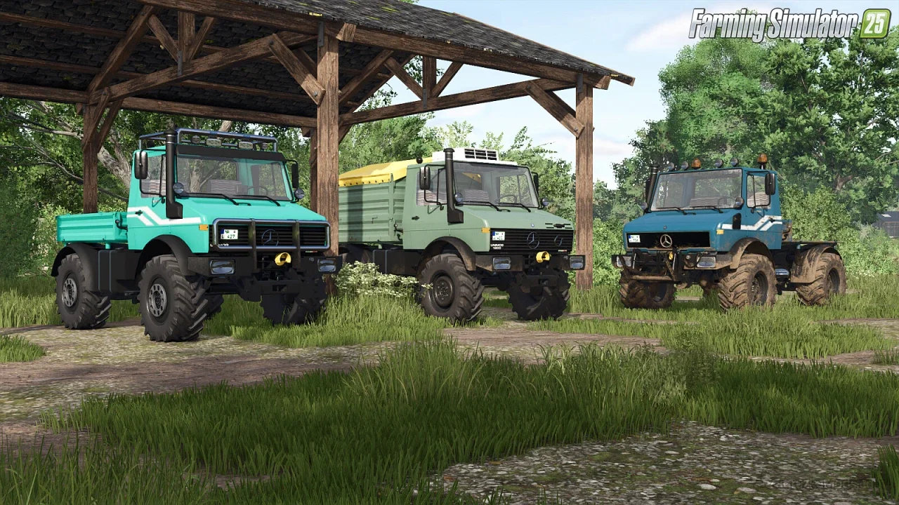 Unimog U1200, U1400, U1600 v1.0 for FS25